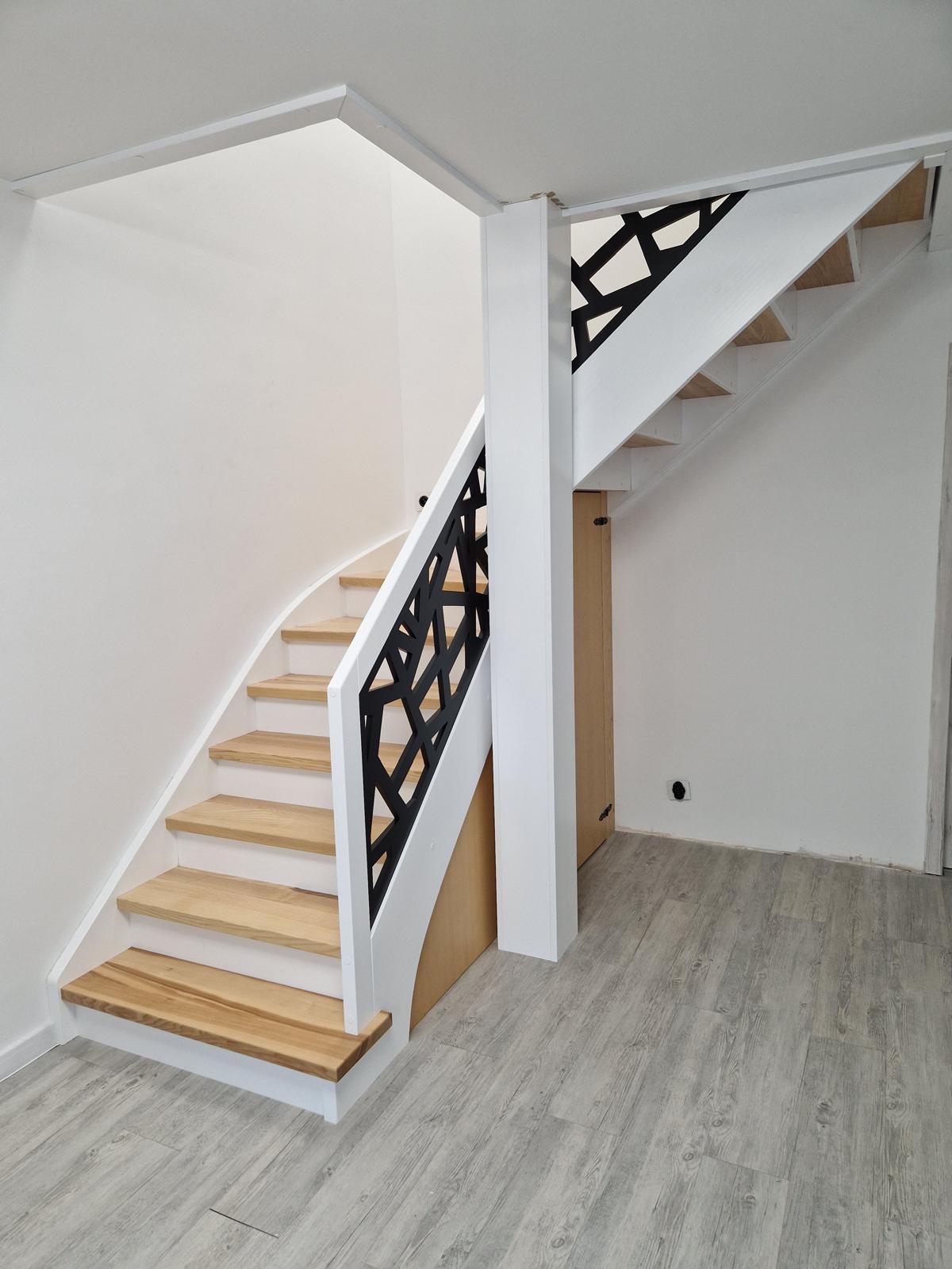 Schody drewniane na wymiar S145